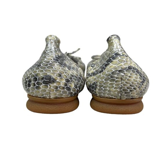 Sabrinas Ballet Flats Embossed Patent‎ Leather Rubber Soles Green Women EUR 38 - Picture 3 of 8